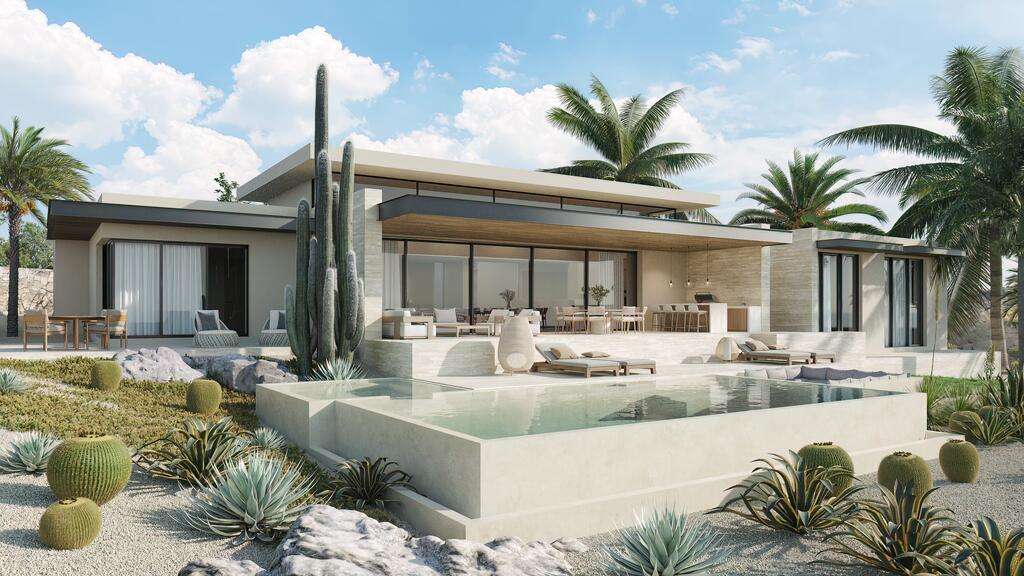 Los Cabos Cabo Colorado Discover modern luxury in this exquisitely designed home, built in 2020 and nestled within the exclusive, beachfront, private gated community of Cabo Colorado in San José del Cabo—just 2 miles from Palmilla Beach. Enjoy the convenience of living just steps from a stunning, sandy private beach within the community.With a striking contemporary aesthetic, this residence features gleaming white marble floors, beautifully appointed marble bathrooms, and captivating ocean – 1 BLK 27 Monte Iztaccihuatl, Pacific, BS