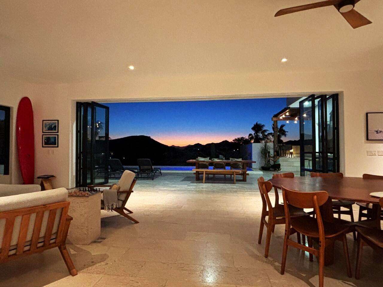 Los Cabos Palmilla Estates Discover a standout investment opportunity in coveted Palmilla Estates, where relaxed coastal style meets refined comfort. This single-story 3-bedroom, 3-bath home blends natural stone, warm wood beams, and a gourmet kitchen with high-end appliances, breakfast nook, and full bar. A generous entry courtyard opens to a heated pool, jacuzzi, outdoor kitchen, and a sun-washed yard overlooking the 9th fairway of the Jack Nicklaus Mountain Course. Eligible for a golf membership, it also makes an effortless vacation retreat with close access to Palmilla Beach, world-class amenities, and the charming San JosΓ© town center. for sale