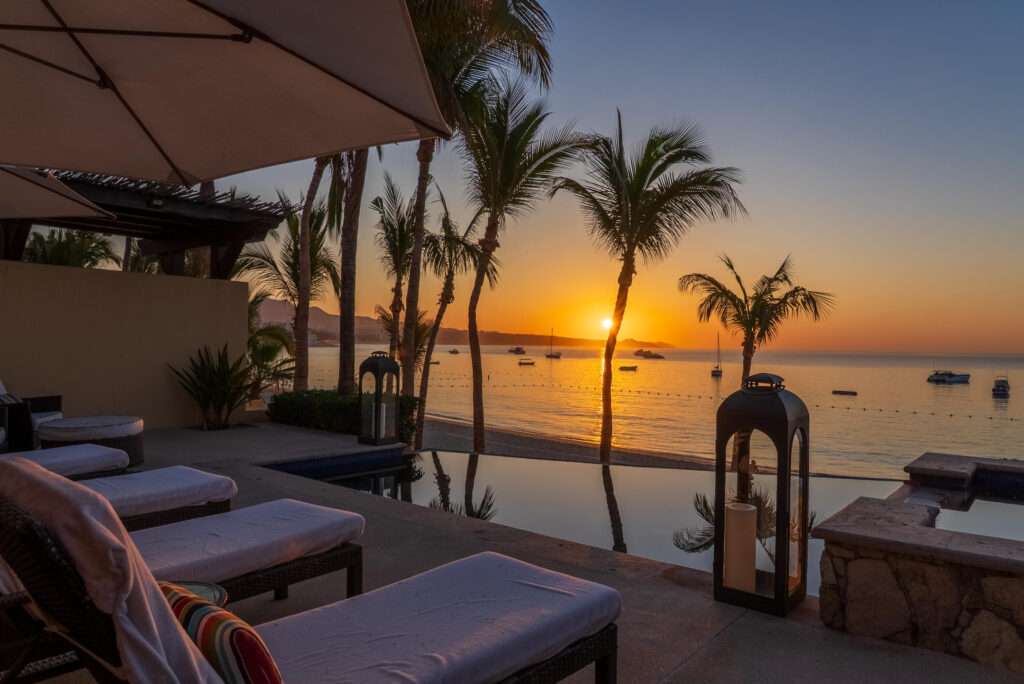 Los Cabos Los Valles Sophisticated and solidly built, this 5,588 sq.ft. estate in Club Campestre offers luxury living with exceptional construction quality rarely found in Los Cabos. Residents enjoy exclusive access to a private beach club and world-class golf course, all just minutes from San Jose vibrant dining and culture. The home features 4 ensuite bedrooms, a 3-stop elevator, and a Generac backup system. Entertain in style with a chef's kitchen, wine room with Tzalam wood cabinetry, and an outdoor BBQ area with fire pit. Relax by the heated pool or on the Jacuzzi terrace with partial ocean – 10, Hacienda Villa, Cabo San Lucas, Cabo San Lucas, BS