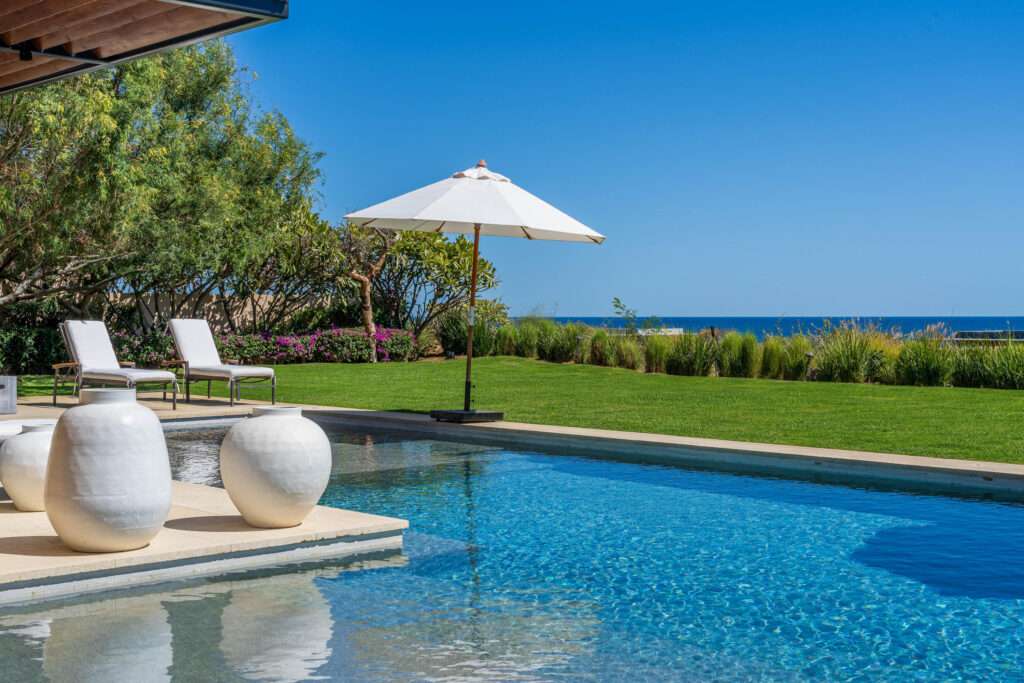 Los Cabos Cabo Colorado Discover modern luxury in this exquisitely designed home, built in 2020 and nestled within the exclusive, beachfront, private gated community of Cabo Colorado in San José del Cabo—just 2 miles from Palmilla Beach. Enjoy the convenience of living just steps from a stunning, sandy private beach within the community.With a striking contemporary aesthetic, this residence features gleaming white marble floors, beautifully appointed marble bathrooms, and captivating ocean – 10 The Enclave, San Jose del Cabo, BS