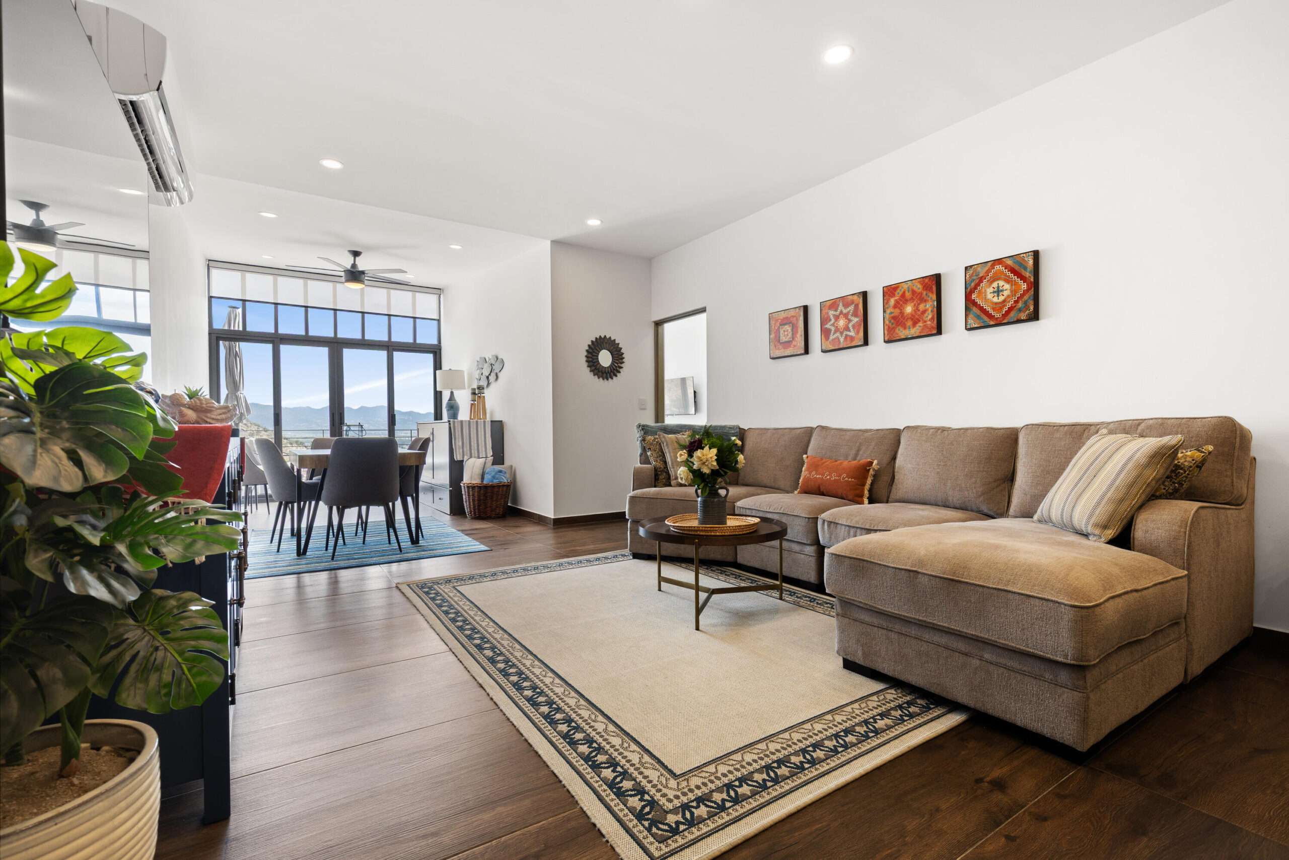 Los Cabos Mavila Spacious 2-bedroom 2-bath condo located in Mavila Towers within Quivira Los Cabos. This well-designed unit features an open living-dining area, fully equipped kitchen, and large private terrace with panoramic for sale