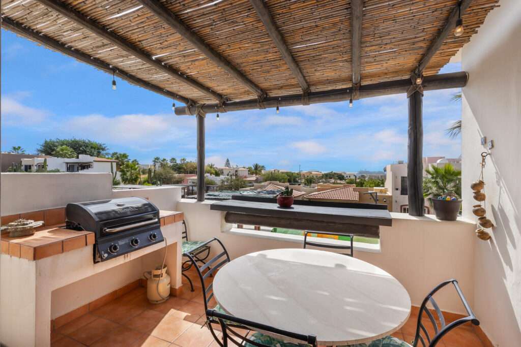 Los Cabos Camino Del Mar A unique opportunity to acquire a furnished home with 3 bedrooms, 2 and a ½ baths, 2 car garage, patio, and a rooftop with ocean, mountain and golf course – 20, Villas Del Tezal, Cabo Corridor, Cabo Corridor, BS