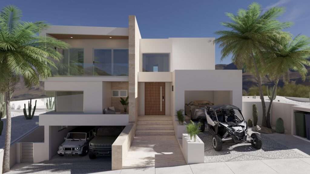 Los Cabos Cabo Bello Under construction in the gated community of Cabo Bello, this 4-bedroom, 4.5-bath modern home defines luxury coastal living. Just minutes from downtown Cabo and steps from a swimmable beach, it's designed with clean architecture, open interiors, and stunning ocean – 3 Sierra de la Giganta, Cabo Corridor, BS