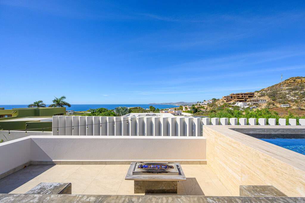Los Cabos Los Valles Sophisticated and solidly built, this 5,588 sq.ft. estate in Club Campestre offers luxury living with exceptional construction quality rarely found in Los Cabos. Residents enjoy exclusive access to a private beach club and world-class golf course, all just minutes from San Jose vibrant dining and culture. The home features 4 ensuite bedrooms, a 3-stop elevator, and a Generac backup system. Entertain in style with a chef's kitchen, wine room with Tzalam wood cabinetry, and an outdoor BBQ area with fire pit. Relax by the heated pool or on the Jacuzzi terrace with partial ocean – 58/60, Casa Montanita, San Jose del Cabo, San Jose del Cabo, BS
