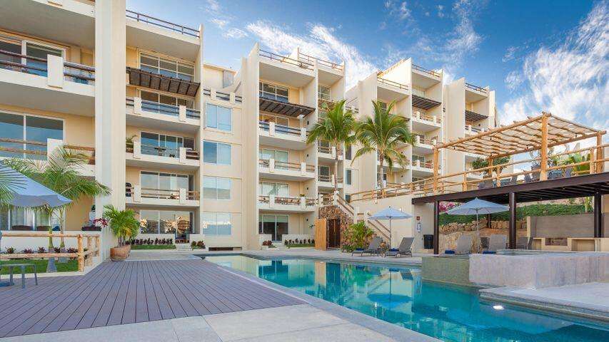 Los Cabos Palma Blanca Palma Blanca is a unique condominium development located in the heart of Cabo San Lucas, next to Pedregal de Cabo San Lucas. Couple of minutes walk downtown, this development is set apart from others in the area because it offers luxurious accommodations at an affordable price. Low density with 15 units. 2 of them being 3 BR | 3 BA, laundry room. Including an elevator, common pool and deck. Additionally, Palma Blanca is situated in a prime location that provides residents with stunning – 702 Paseo Las Misiones, San Jose del Cabo, BS