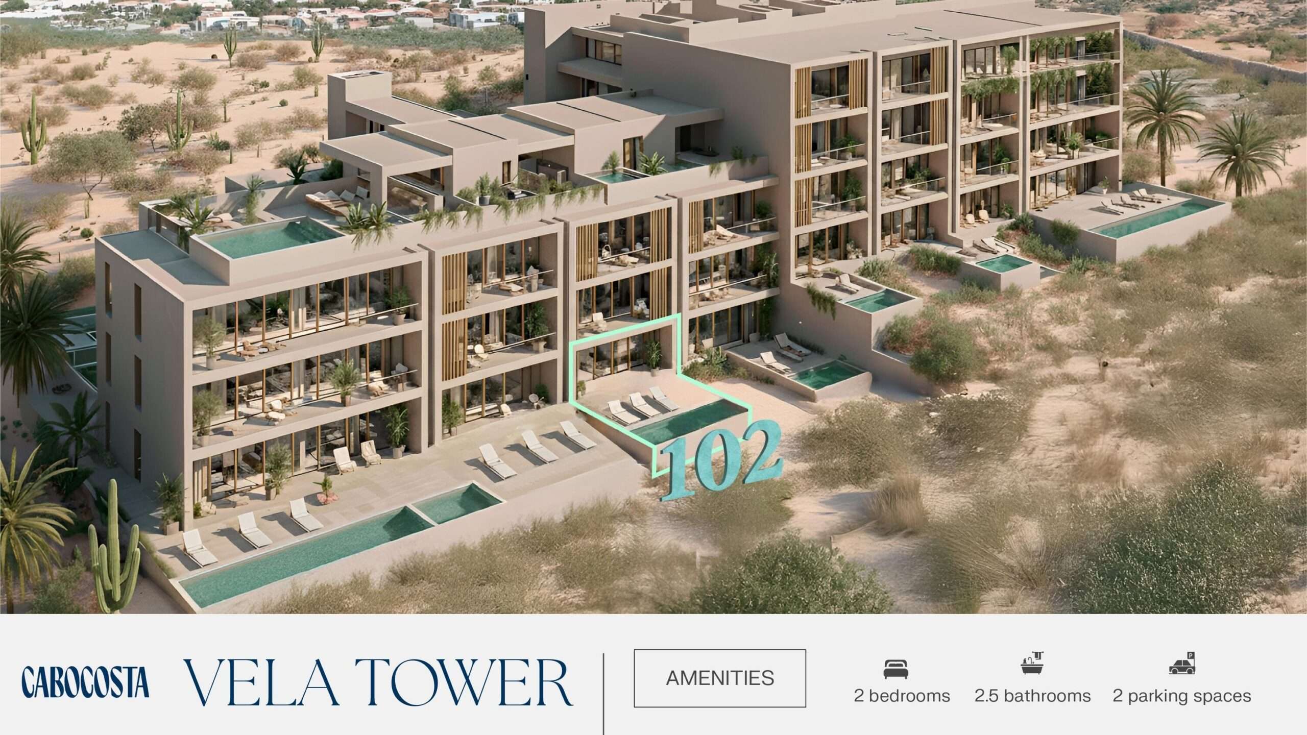 Los Cabos Cabo Costa Discover Villa 102, a stunning ground-floor ocean- for sale
