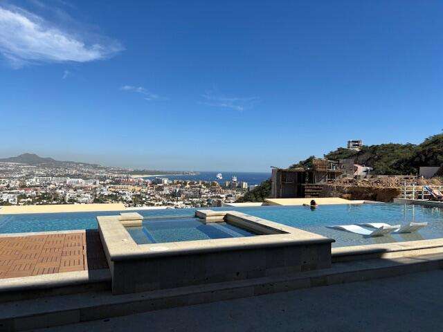 Los Cabos Palma Blanca Palma Blanca is a unique condominium development located in the heart of Cabo San Lucas, next to Pedregal de Cabo San Lucas. Couple of minutes walk downtown, this development is set apart from others in the area because it offers luxurious accommodations at an affordable price. Low density with 15 units. 2 of them being 3 BR | 3 BA, laundry room. Including an elevator, common pool and deck. Additionally, Palma Blanca is situated in a prime location that provides residents with stunning – Camino de le Piedrera, Cabo San Lucas, BS