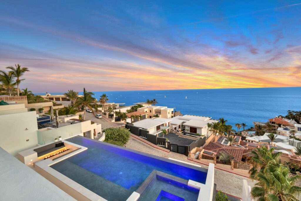 Los Cabos Cabo Del Mar Ecopark Spacious and well-maintained two-story home featuring 3 bedrooms, 2.5 bathrooms, and one of the largest floor plans in the Cabo del Mar development. This property offers rare amenities including a private pool, garden terrace, and built-in BBQ area. The home enjoys ocean – Camino de los Gatos Lot 9, Cabo San Lucas, BS