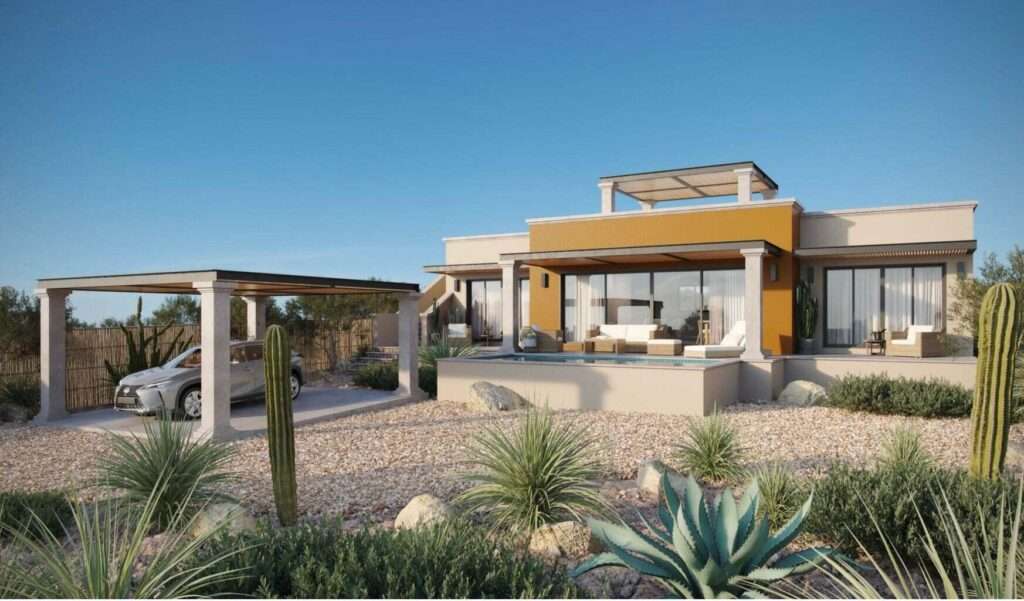 Los Cabos Solara Del Mar Casa Agave Solara del Mar | Experience the Grandeur of Casa Agave: Where Luxury Meets Certainty Stop buying promises and start securing your reality. Casa Agave at Solara del Mar is a definitive architectural statement, offering a rare combination of double-height volume and organic elegance. Spanning 2,721 sq. ft. (252.85 m²) of meticulously crafted space, this 3-bedroom residence is designed for those who demand immediate delivery and a ''Blue Chip'' lifestyle. Perched in the strategic hills of El Tezal, enjoy unobstructed vistas of Land's End from your private rooftop sanctuary while being steps away from fully operational, resort-level amenities. Your Cabo legacy doesn't start in – Casa Gloria, Pacific, BS