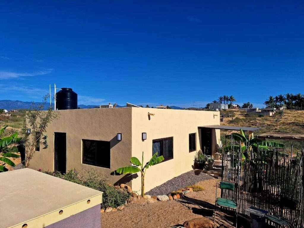 Los Cabos Elias Calles Welcome to Rancho 82 -- a rare 2.4-acre oceanfront property offering 190 feet of Pacific coastline, two charming Baja-style homes, and endless potential. With five titled lots, and easy access from Highway 19, this property could become a family compound, boutique retreat, or collection of oceanfront villas. The main home offers 3 bedrooms and 3 baths; the guest casita includes 3 bedrooms, 2 baths, and a rooftop terrace. Both feature authentic Mexican craftsmanship, handmade tiles, and sweeping ocean – Casa Mariposa, Pacific, Pacific, BS