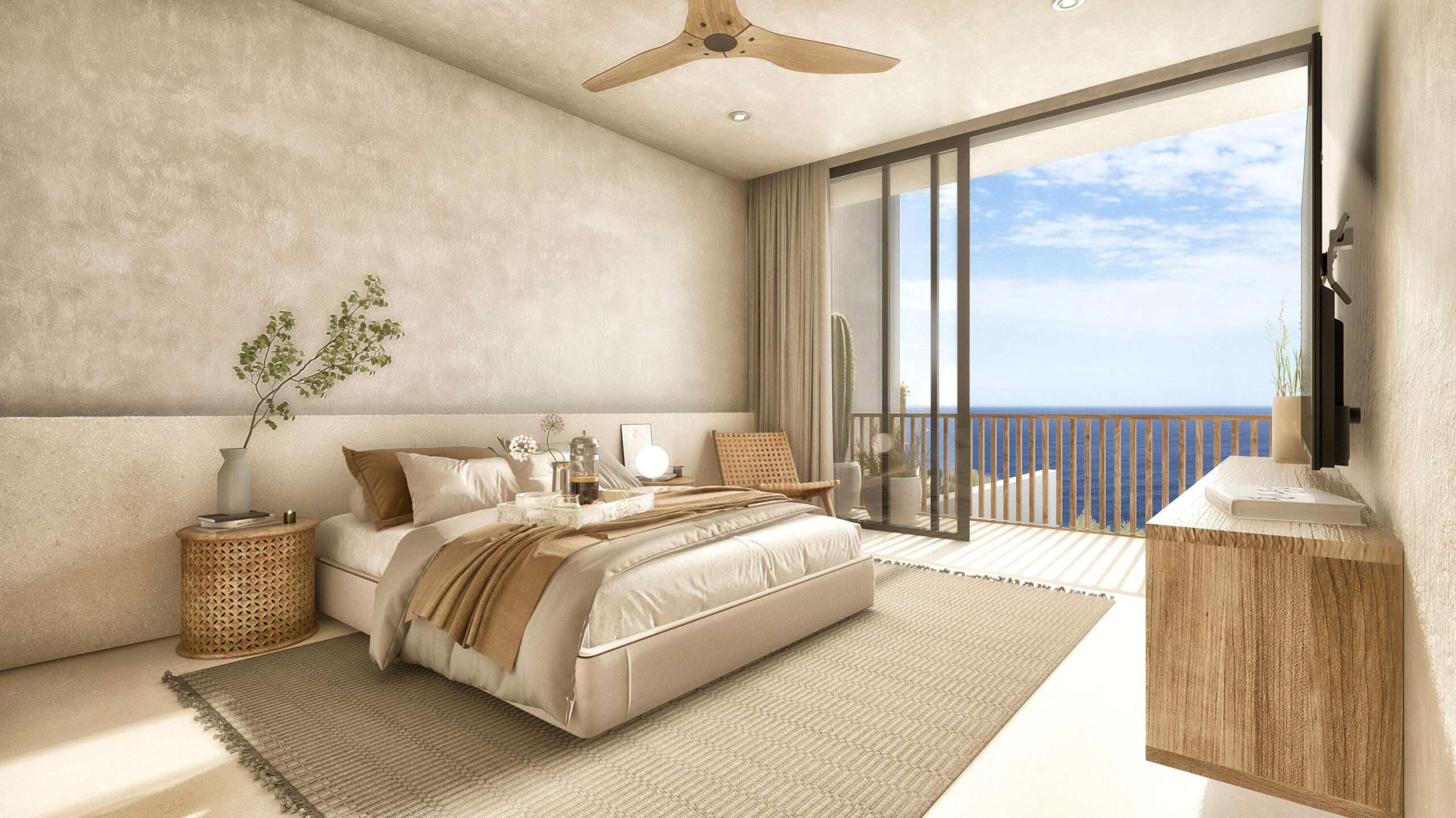 Los Cabos Lienzo Charro Experience coastal luxury in this contemporary home at next Quivira Golf Club, Los Cabos. Enjoy your private pool, beautiful garden, and spacious terrace under the Baja California sun.Just 35 minutes from Los Cabos International Airport, 12 minutes from local amenities, and a 5-minute walk to the beach. The community offers a golf club, exclusive amenities, and easy access to shopping.Parking for 2 vehiclesNatural materials facade blending with the landscapeTotal area: 455 mΒ² (315 mΒ² living, 300 mΒ² gardens)Luxurious interiors:Equipped kitchen with islandOpen concept with built-in furniture1 master and 3 secondary bedrooms, each with bath and walk-in closetAmple lighting throughoutExteriorsCovered terrace with golf course for sale