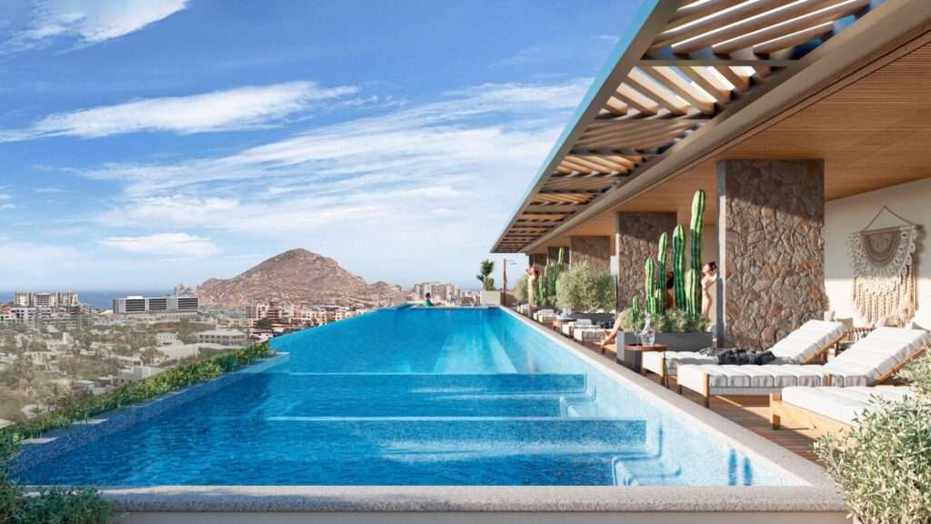 Los Cabos Terra 192 Discover Terra 192, an exclusive residential development currently in presale, located in the heart of Cabo San Lucas, just 300 meters from downtown. This boutique project offers 48 luxury condos with modern design and top-tier amenities, making it an ideal investment opportunity or personal retreat.Condo Features: • Studio • 1 full bathrooms • kitchens with quartz countertops • Mini-split air conditioning units • Built-in closets included • Units ranging from 64.35 mt2Development Amenities: • Rooftop infinity pool with lounge area • Fully equipped gym • Pool bar and hammock area • Elevator for convenient access • Underground parking • Lobby with concierge service • 24/7 security and controlled access ￼Pricing & Delive Discover Terra 192, an exclusive residential development currently in presale, located in the heart of Cabo San Lucas, just 300 meters from downtown. This boutique project offers 48 luxury condos with modern design and top-tier amenities, making it an ideal investment opportunity or personal retreat.Condo Features: " Studio " 1 full bathrooms " kitchens with quartz countertops " Mini-split air conditioning units " Built-in closets included " Units ranging from 64.35 mt2Development Amenities: " Rooftop infinity pool with lounge area " Fully equipped gym " Pool bar and hammock area " Elevator for convenient access " Underground parking " Lobby with concierge service " 24/7 security and controlled access üPricing & Delivery: " – De la laguna, Cabo San Lucas, BS