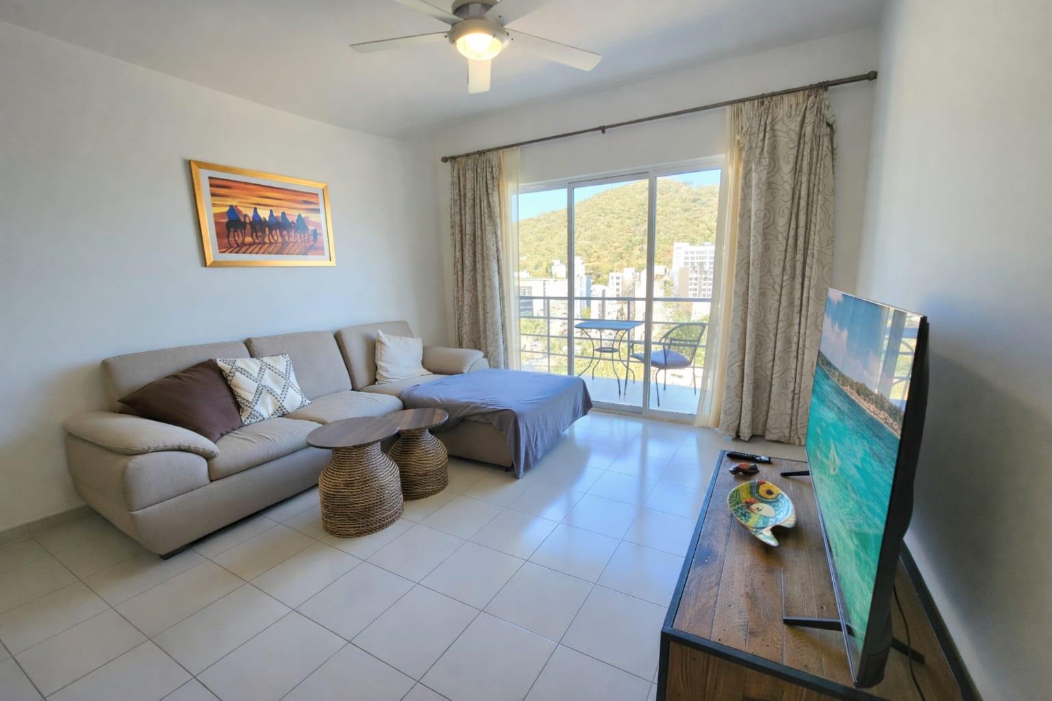 Los Cabos Fracc Lomas Del Cabo Practical and well-located 2-bedroom, 1-bath condo in Cabo San Lucas, just minutes from downtown and near the Cerro de la Z area. This unit features a functional layout suited for full-time living or rental purposes, with convenient access to shops, services, and main roads while remaining in a quiet residential setting. Located on the second floor, it offers direct access from the parking area with no stairs, a useful advantage compared to similar properties. The condo includes all appliances, some furniture, hurricane-shutter adaptations, and a functioning security camera and alarm system. Its location, low maintenance, and overall readiness make it appealing for both short- and long-term rental strategies or for buyers seeking a practical property in Cabo. Price: for sale