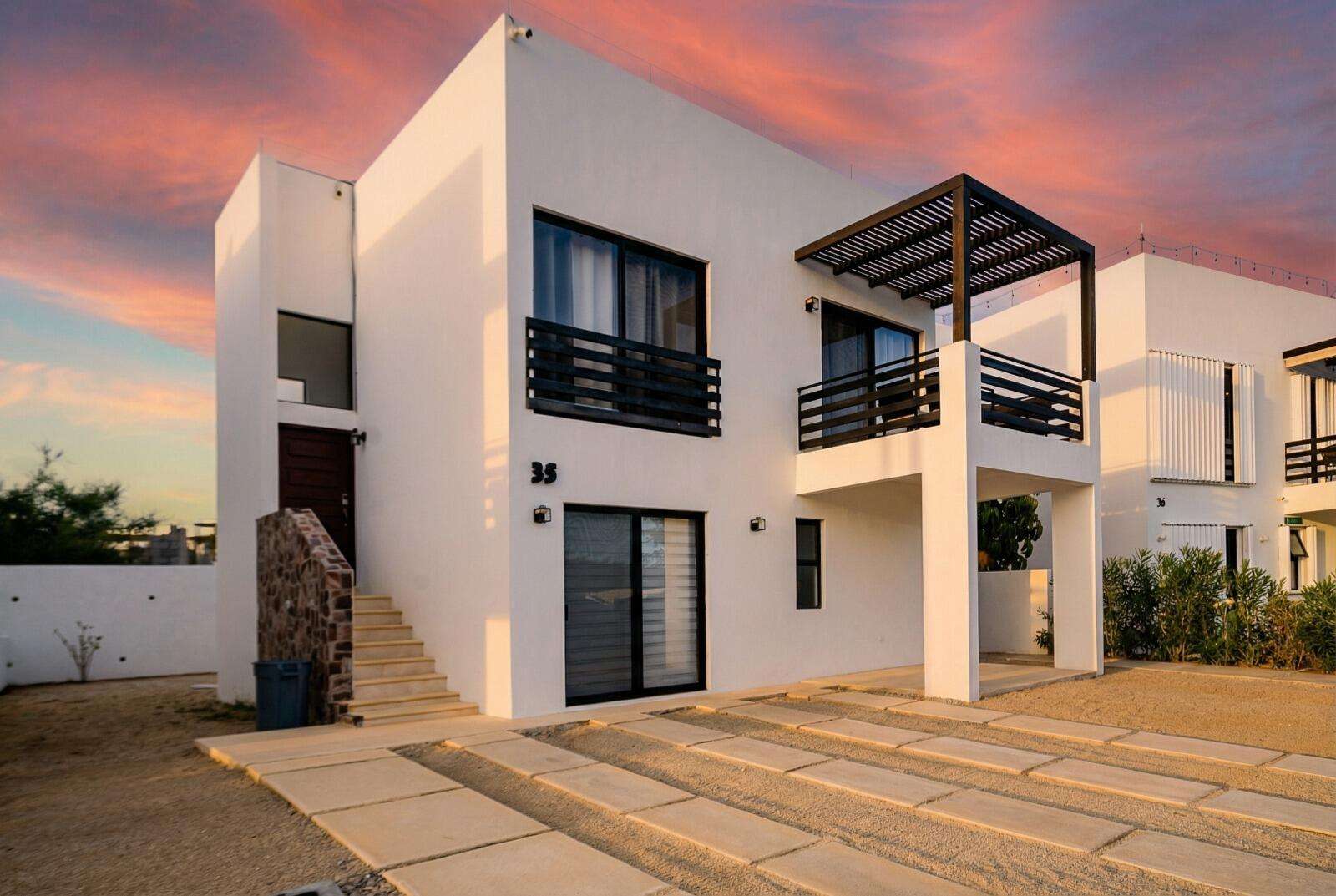 Los Cabos Huerta Hermosa --Currently Under Construction - Come see the Progress! - Casa Nova is located in the beautiful organic farms of El Pescadero! This well designed Contemporary Baja Style home with a spacious open concept floor plan that focuses on outdoor spaces is what everyone is looking for in Baja! This home offers Ocean – Huerta Hermosa, Pacific, BS