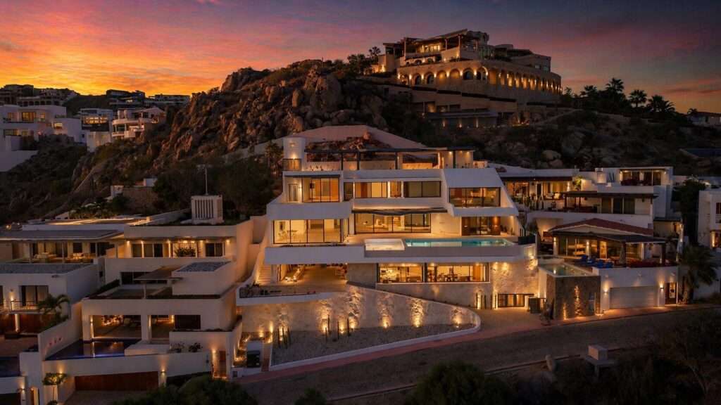 Los Cabos Cabo Colorado Discover modern luxury in this exquisitely designed home, built in 2020 and nestled within the exclusive, beachfront, private gated community of Cabo Colorado in San José del Cabo—just 2 miles from Palmilla Beach. Enjoy the convenience of living just steps from a stunning, sandy private beach within the community.With a striking contemporary aesthetic, this residence features gleaming white marble floors, beautifully appointed marble bathrooms, and captivating ocean – Lot 7 Camino Pacifico Alto Pedregal, Cabo San Lucas, BS