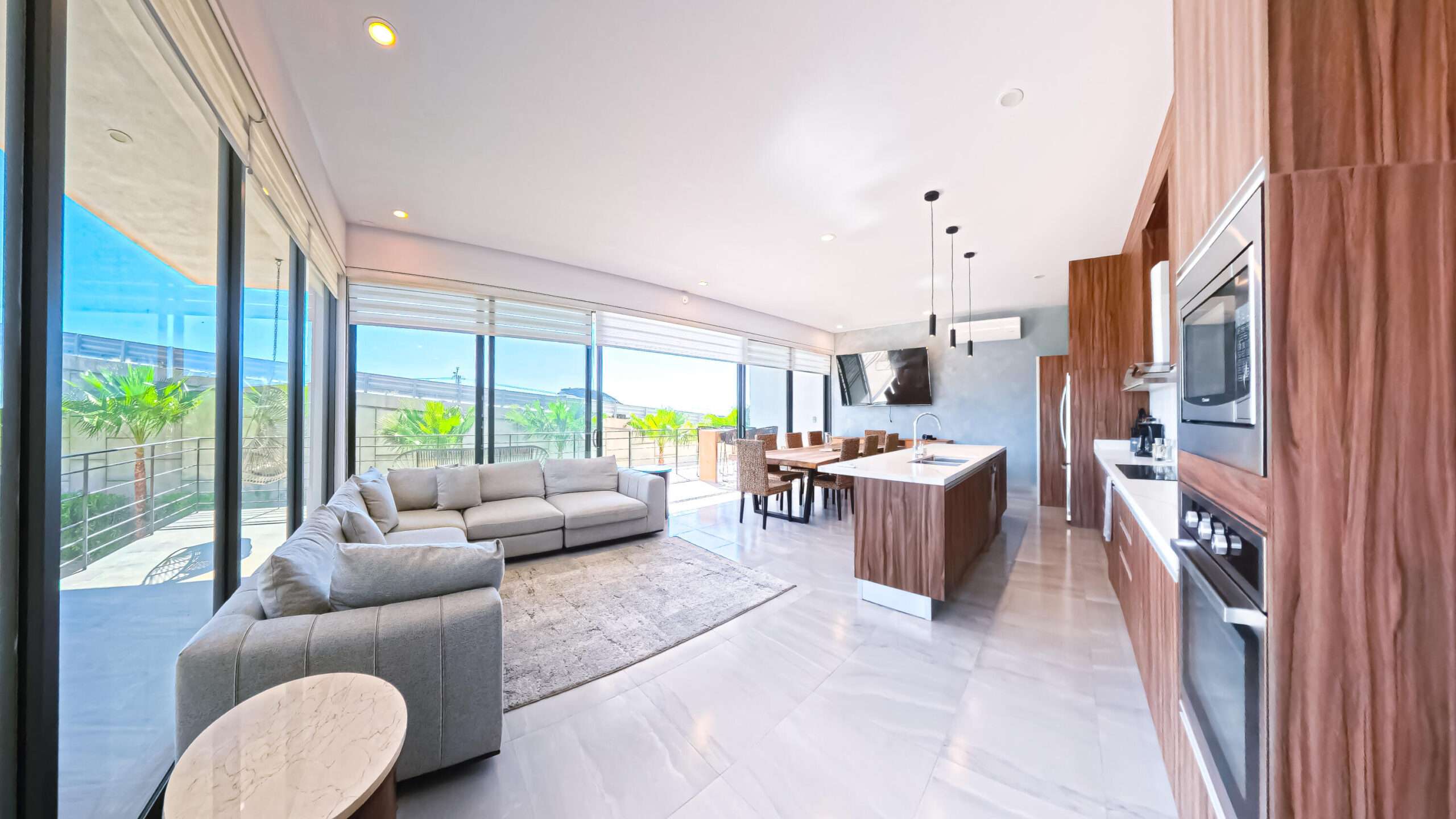 Los Cabos El Tezal E;General Unit 104 at Torre Catalina, an elegant condominium in the desirable El Tezal area of Cabo San Lucas. This thoughtfully laid-out residence provides 134.70 m² of interior air-conditioned area and an additional 20 m² private terrace, ideal for alfresco dining, morning coffee, or evening sunsets.The open living area flows to the terrace, creating seamless indoor/outdoor living. The kitchen is designed for both daily use and entertaining; bedrooms are generously sized and benefit from natural light and privacy. Practical features include assigned parking, secure building access, and in-unit storage. Location is convenient to Cabo's shops, dining and beaches. for sale