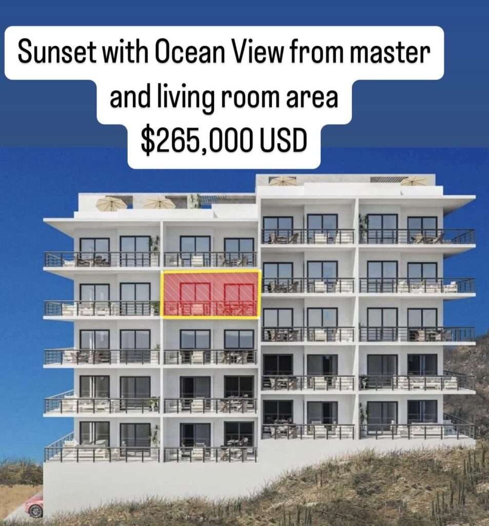 Los Cabos Luxotica Iv Condos Luxotica Phase 4 Cabo San LucasUnit #403 4th floor with ocean – Luxotica 4 #402, Cabo San Lucas, Cabo San Lucas, BS