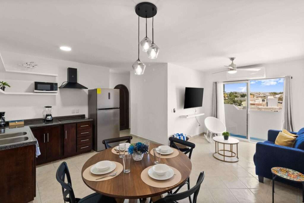 Los Cabos La Isla 2 bedroom2 full bathswith private roof top with BBQ and pergola! If you are looking for and investment, this is perfect the perfect location. Price in pesos – Monserrat, Cabo San Lucas, BS