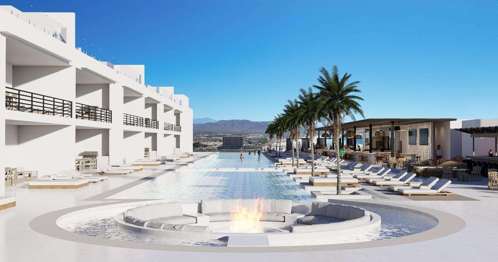 Los Cabos The Cliff At Cerritos Your Exclusive Pre-Construction Pre-Sale Opportunity is here! Whether you seek a permanent residence, a vacation getaway, or a savvy investment, this community presents a distinctive chance to immerse yourself in a lifestyle defined by the harmonious blend of natural beauty and luxurious amenities. This pre-construction opportunity offers an exceptional price point, providing access to the extraordinary at a fraction of its future value. Moreover, the potential for substantial rental income ensures a remarkable return on investment, making this venture as financially rewarding as it is enchanting. This exquisite one-bedroom, one-bathroom condominium offers a meticulously crafted interior design to experience the comfort and convenience of hotel-style amenities right at your doorstep. for sale