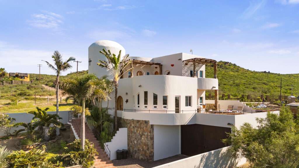 Los Cabos Pescadero Casa Vista al Mar sits on a hillside with wide open – SN Guaycura, Pacific, BS