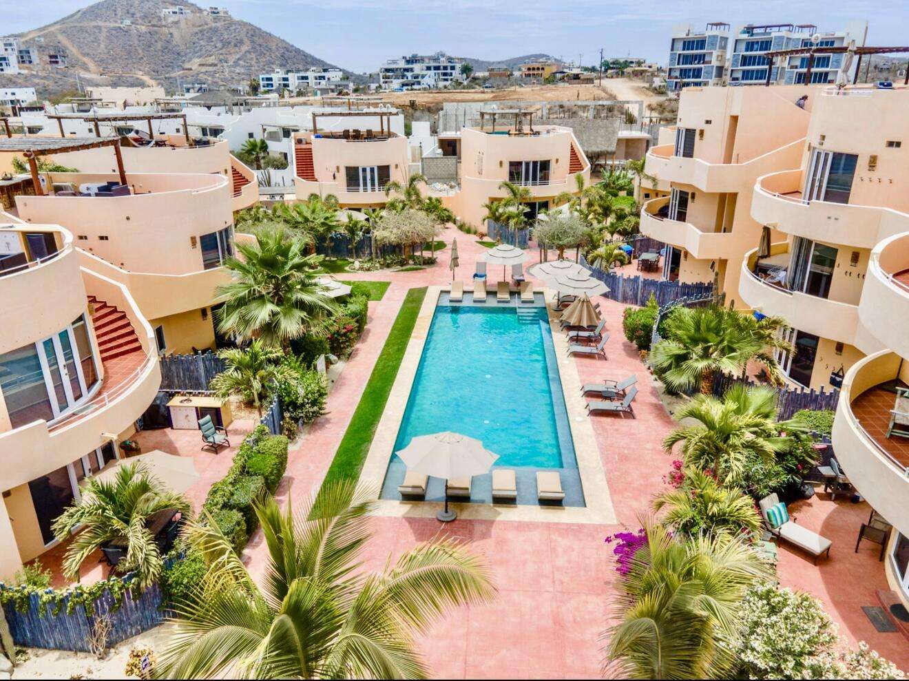 Los Cabos Cerritos Sunrise PRICED TO SELL!!Welcome to Cerritos Sunrise, where comfort meets style just one block from the iconic Cerritos Beach renowned for its world-class surf and swimmable waters.This beautifully upgraded ground-floor condo features 2 oversized bedrooms and 1.5 bathrooms, and has been meticulously maintained by its original owner. The property has been fully renovated with high-end finishes, designer furnishings, and a modern, fully equipped kitchen, making it truly move-in ready.Enjoy an open-concept layout that flows seamlessly to a spacious private terrace, perfect for entertaining. The terrace includes stylish outdoor furniture, a built-in bar with refrigerator, sink, and BBQ grill, and more--ideal for enjoying the warm Cerritos evenings. Set within a thoughtfully designed community surrounded by nature, Cerritos Sunrise offers a tranquil atmosphere along with top-notch amenities including a large community pool and proximity to some of the best local dining and entertainment spots.Don't miss this incredible opportunity.Schedule your visit today!! for sale