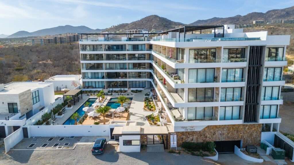 Los Cabos Oceana Wellness Residences Oceana Wellness Residences: Where Luxury Meets Wellness and Sustainability. Step into a life where luxury seamlessly blends with eco-conscious living in one of Los Cabos' only five-star boutique residential communities. Oceana Wellness Residences presents 100 stunning, next-level luxury condos, offering breathtaking ocean, city, and iconic arch – Vistas del Tezal #304, Cabo Corridor, Cabo Corridor, BS