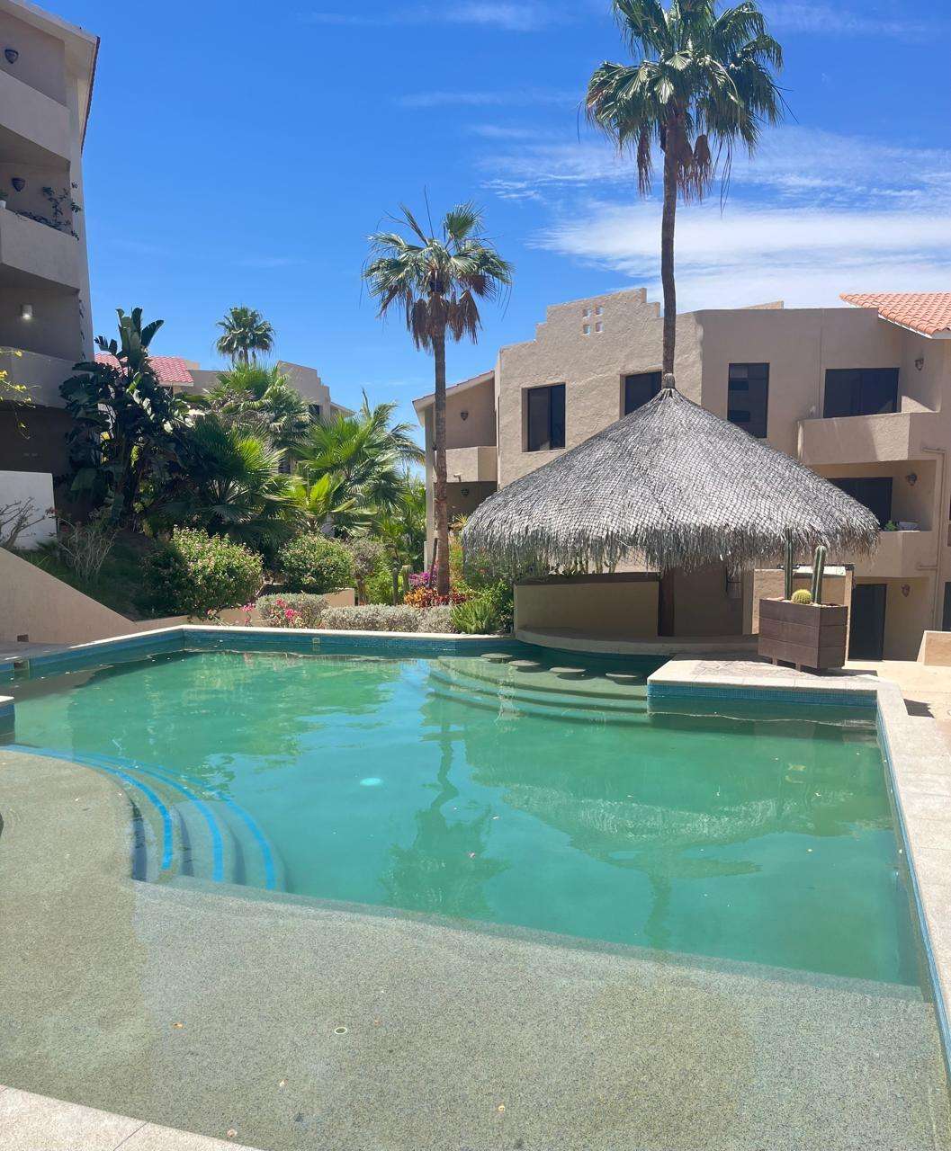 Los Cabos Hacienda Los Cabos Experience the perfect combination of comfort, style and investment potential in this beautifully remodeled 2 BR, 2 BTH ground floor condo with a poolside terrace and palapa. Ideally located in one of the most desirable areas of San José del Cabo. Designed for effortless Baja living, this charming residence features a spacious private terrace with a palapa and direct access to the pool.The seamless indoor-outdoor flow creates an inviting atmospher for relaxing, entertaining, or enjoying the – 924 P.º De Las Misiones, San Jose del Cabo, BS